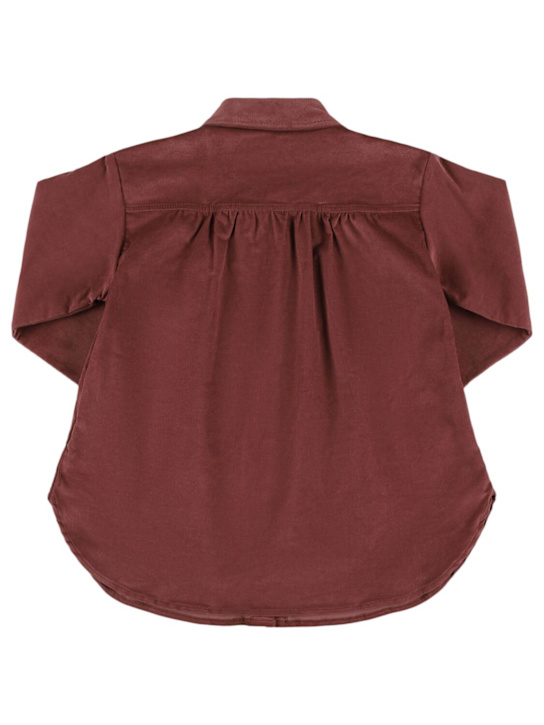 Babe & Tess: Stretch cotton shirt dress