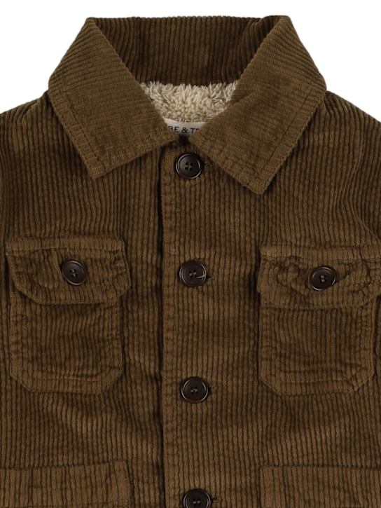 Babe & Tess: Veste en tissu côtelé et teddy