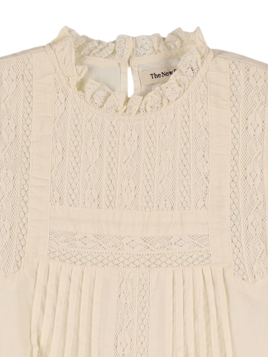 The New Society: Embroidered cotton shirt