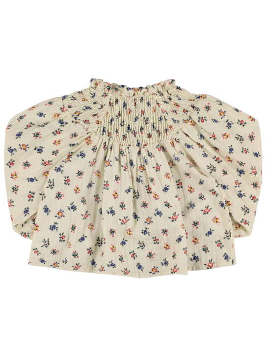 The New Society: Printed cotton muslin shirt