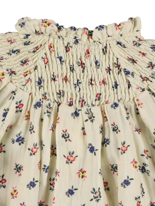 The New Society - Printed cotton muslin shirt