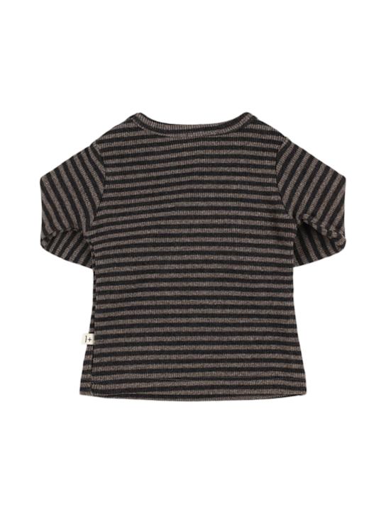1 + IN THE FAMILY: T-shirt en jersey de coton mélangé