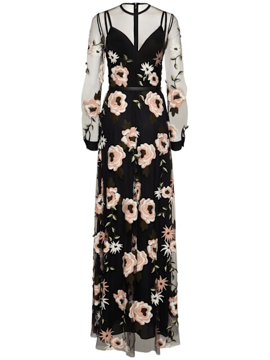 Elie Saab: Besticktes, langes Tüllkleid