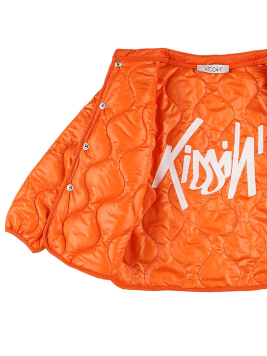 Kiddin: Quilted nylon puffer jacket