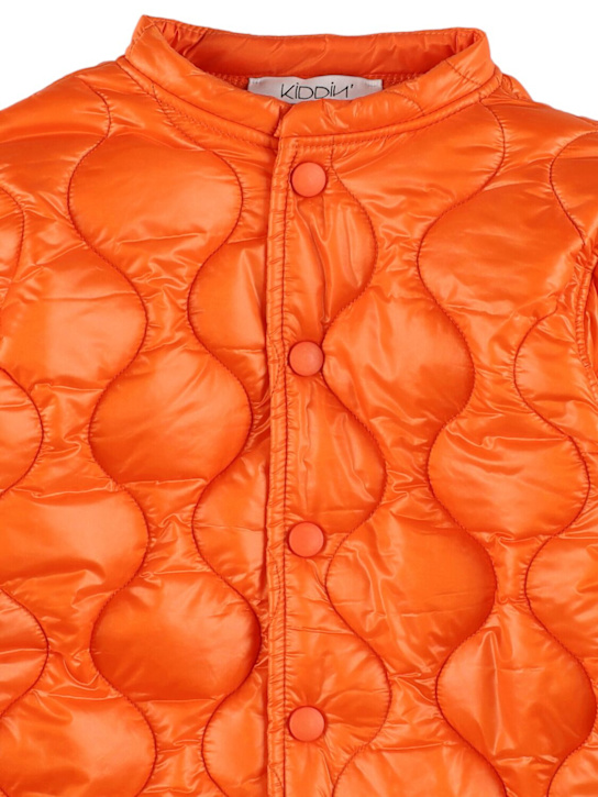Kiddin - Quilted nylon puffer jacket
