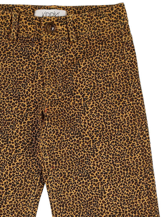 Kiddin - Pantalon à imprimé léopard