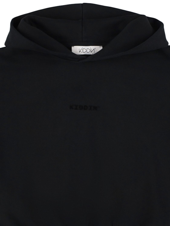 Kiddin: Sweat-shirt en coton à capuche