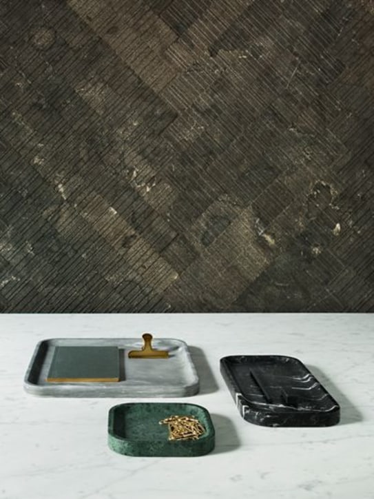 Salvatori: Set of 2 Pietra L marble trays