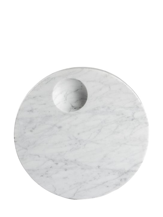 Salvatori: Vassoio Ellipse in marmo di Carrara