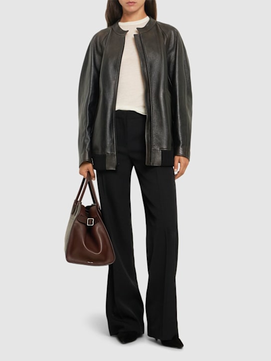 The Row: Bomberjacke aus Leder „Kengia“