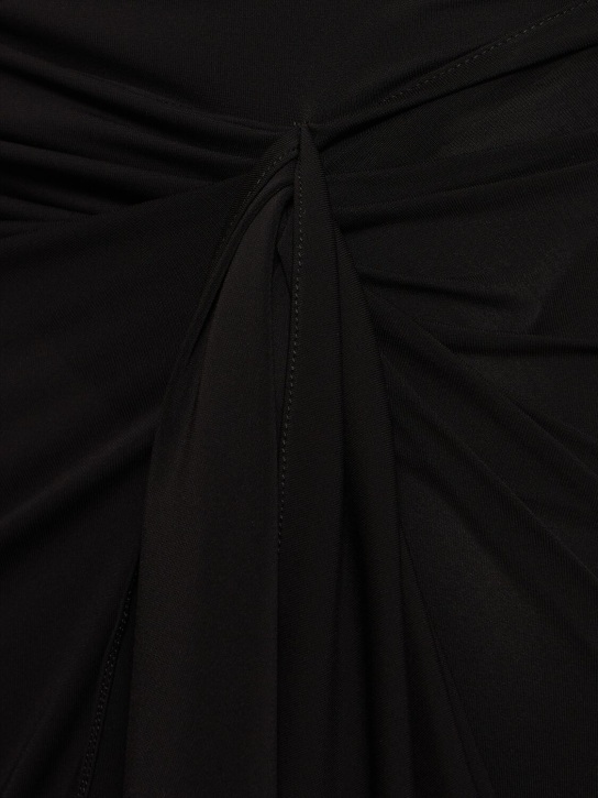 The Attico: Gonna midi in jersey stretch