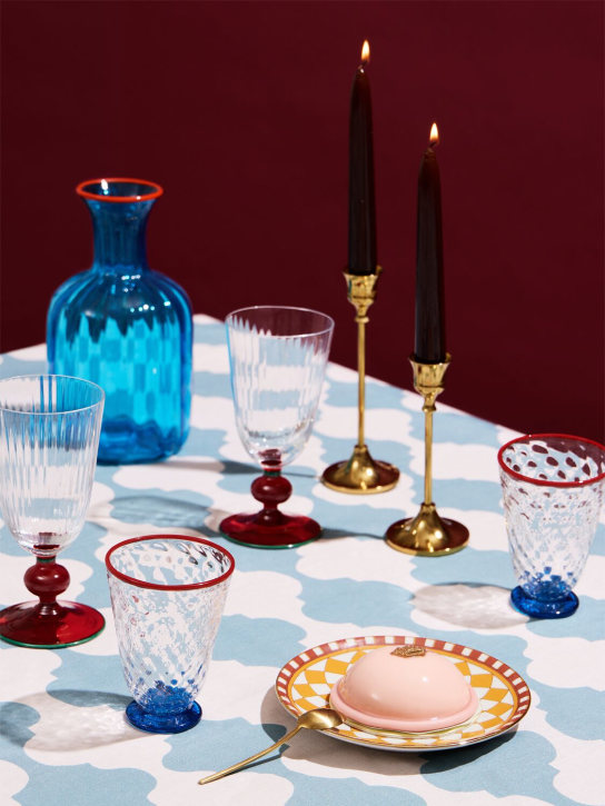 La Double J: Lot de 4 verres en verre de Murano