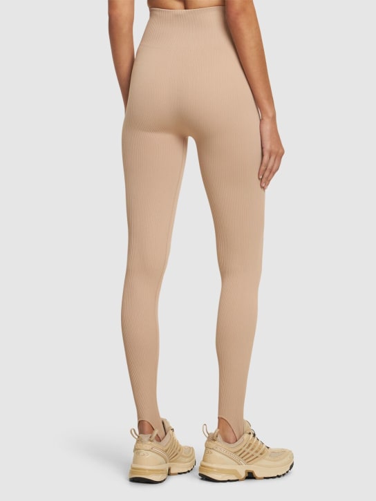 Andreadamo: Leggings de jersey acanalado con estribos