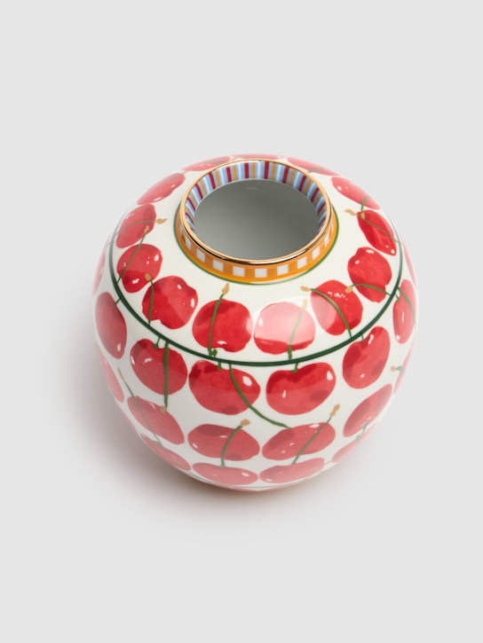 La Double J - Petit vase Cherries Avorio