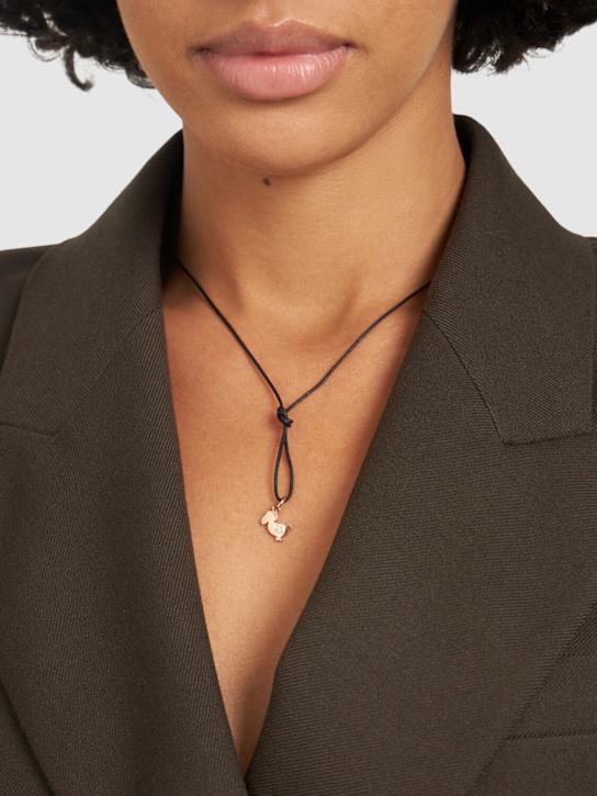 DoDo: Breloque en diamant et or rose 9 K