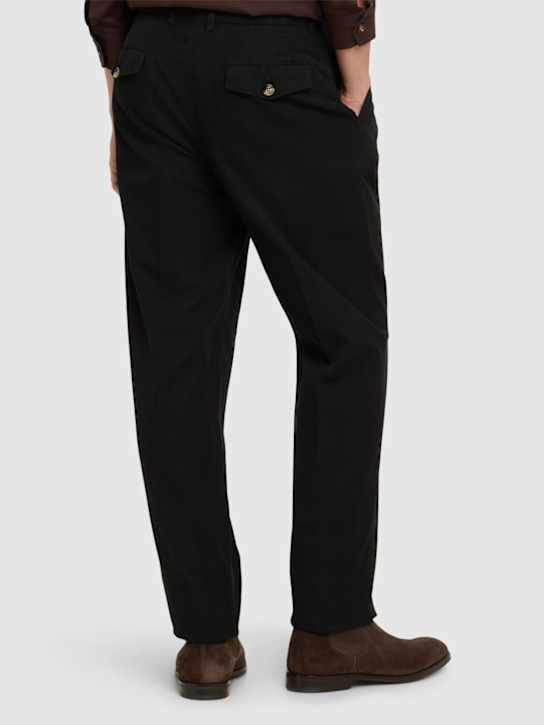 Brunello Cucinelli: Hose aus Baumwollgabardine