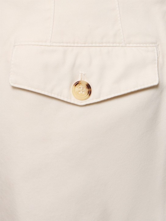Brunello Cucinelli: Hose aus Baumwollgabardine