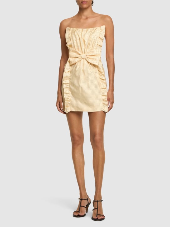 Alessandra Rich - Minikleid aus Seidentwill