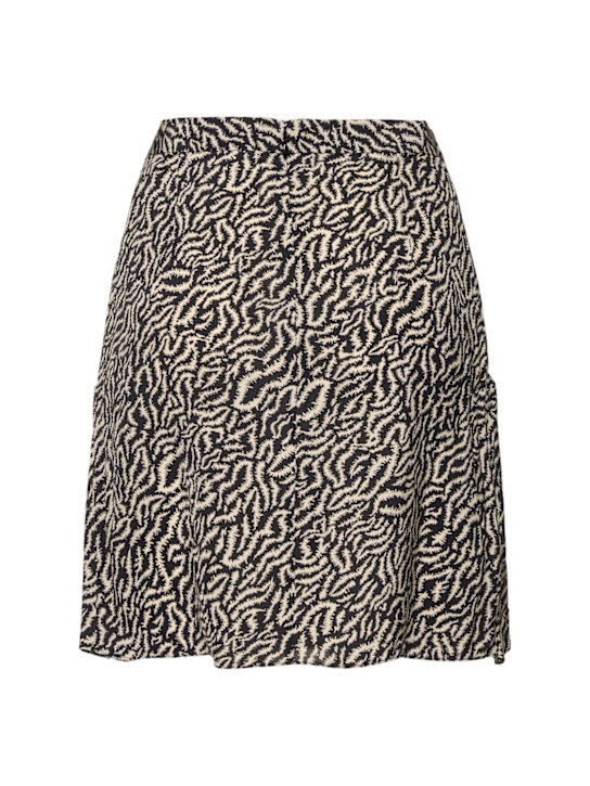 Marant Etoile: Violaine printed viscose mini skirt