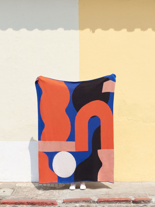 Slowdown Studio - Coperta Bebo in maglia di misto cotone