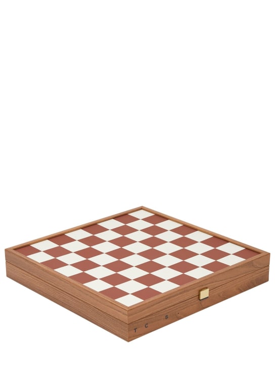 The Conran Shop: Échiquier en bois Terracotta