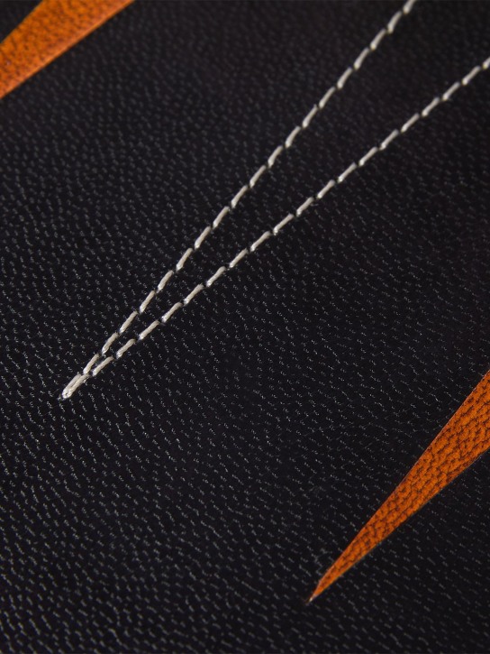 The Conran Shop: Jeu de backgammon en cuir à finition noire
