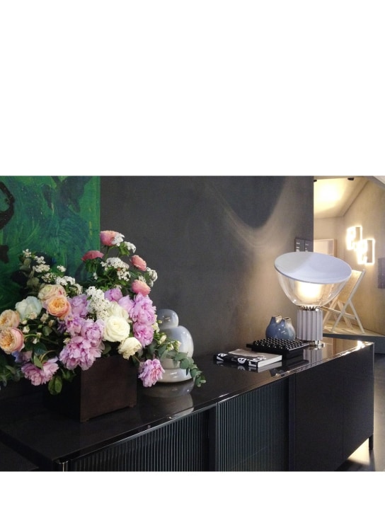 Flos: Lampada da tavolo piccola Taccia Silver a LED