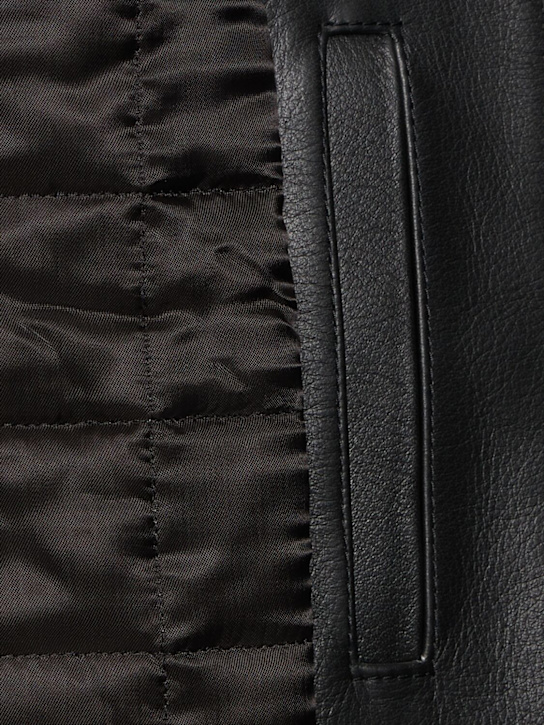 Courrèges: Leather motorcycle jacket