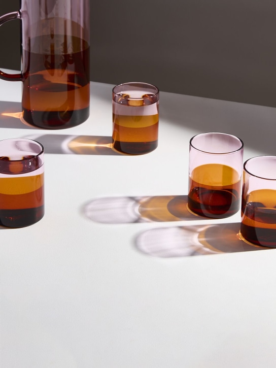 FAZEEK - Lot de 4 verres bicolores