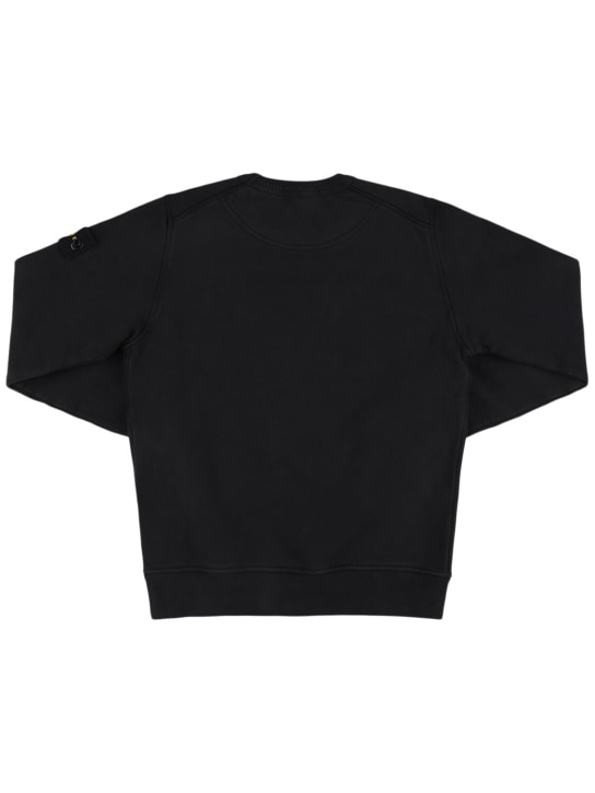 Stone Island Junior: Sweat-shirt en coton biologique à col rond