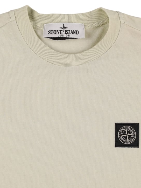 Stone Island Junior - T-shirt en jersey de coton