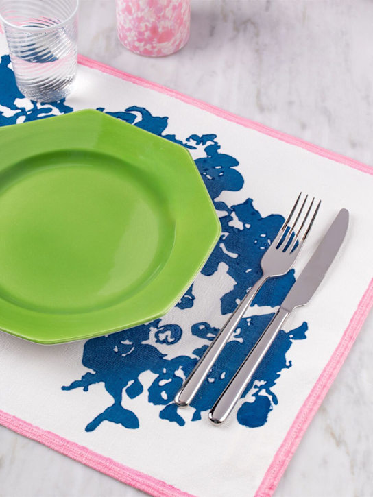 Stories Of Italy - Lot de 2 sets de table Hortensia