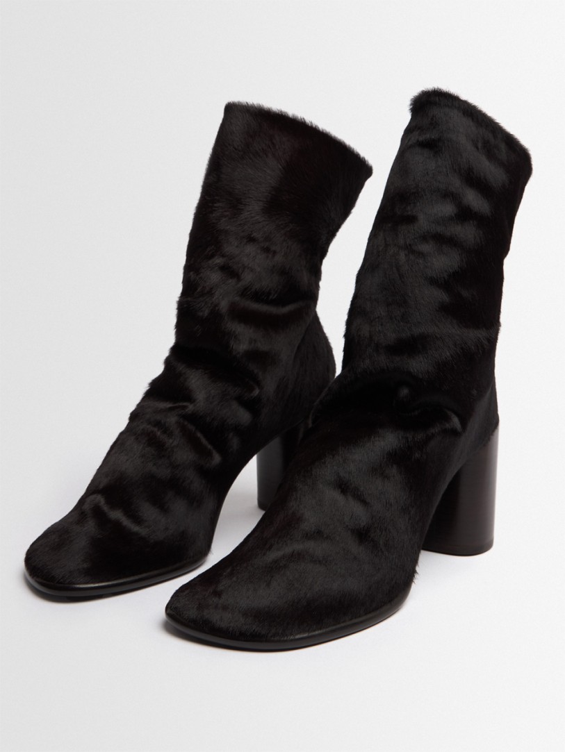 Lemaire: 80mm Glove heeled ankle boots