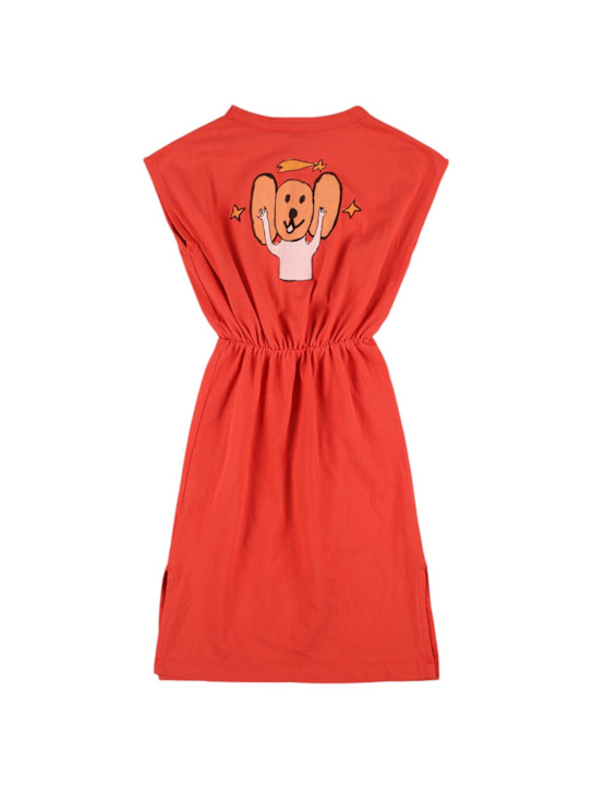 The Animals Observatory - Bedrucktes Kleid aus Baumwolljersey