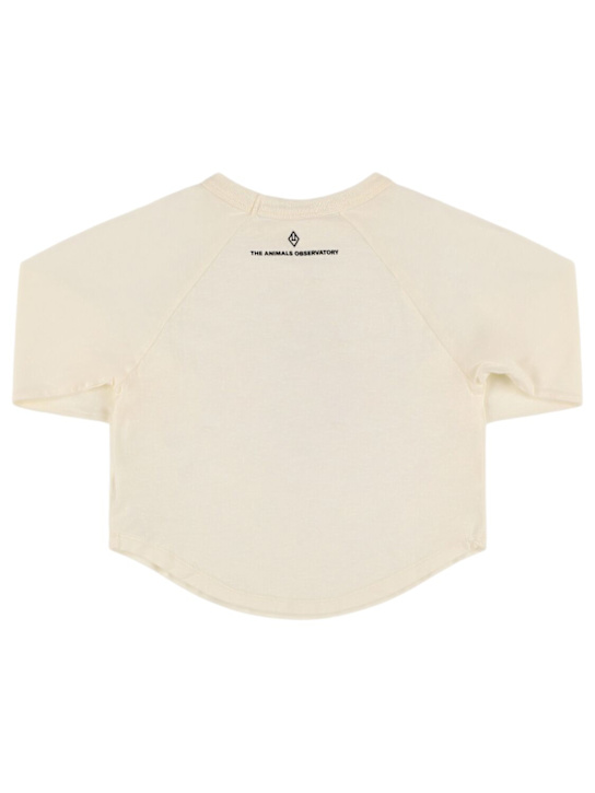 The Animals Observatory: T-shirt en jersey de coton imprimé