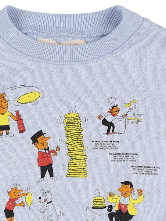 The Animals Observatory: Sweat-shirt en coton imprimé