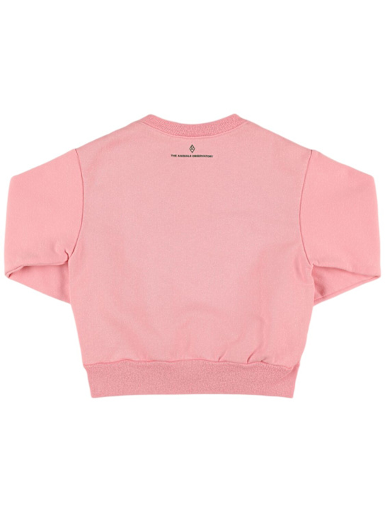 The Animals Observatory: Sweat-shirt en coton imprimé