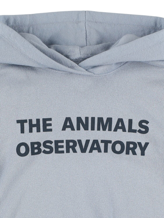 The Animals Observatory - Sweat-shirt en coton imprimé à capuche