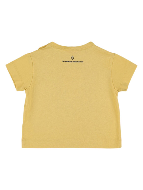 The Animals Observatory: Printed cotton jersey t-shirt