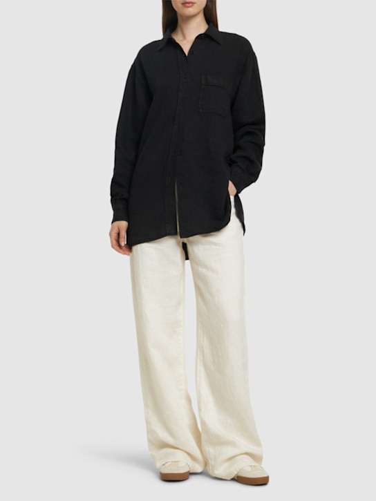 The Row - Chemise longue en lin Nesson