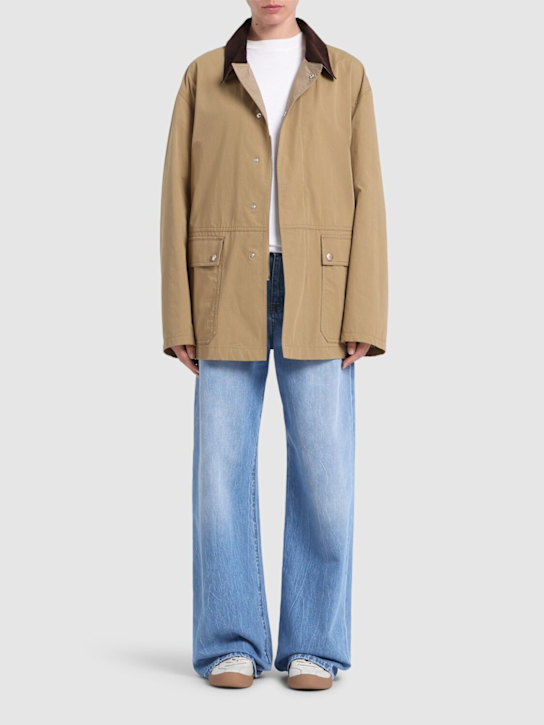 The Row - Giacca oversize Frank in gabardina
