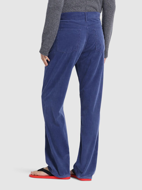 The Row: Pantalon droit en coton côtelé Tarley