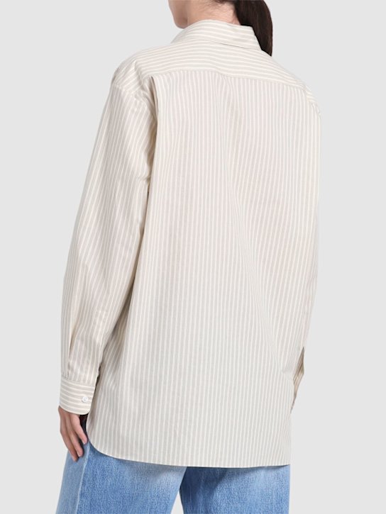 The Row: Chemise en popeline de coton à rayures Nesson