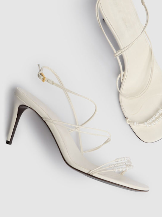 Khaite: 75mm Loop sandals w/ beads