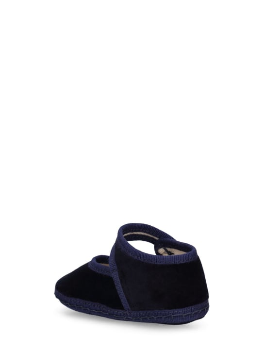Vibi Venezia: Chaussures nouveau-né Mary Jane en velours
