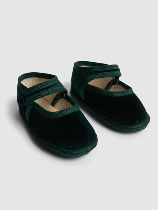 Vibi Venezia: Chaussures Mary Jane nouveau-nés en velours