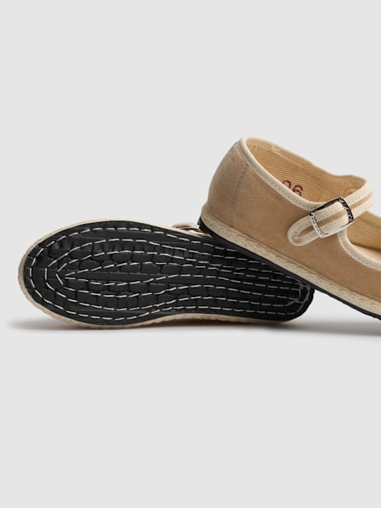 Vibi Venezia: Mocassins Mary Jane en velours de coton