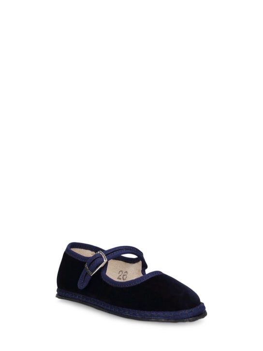 Vibi Venezia: Mary Jane-Loafer aus Samt