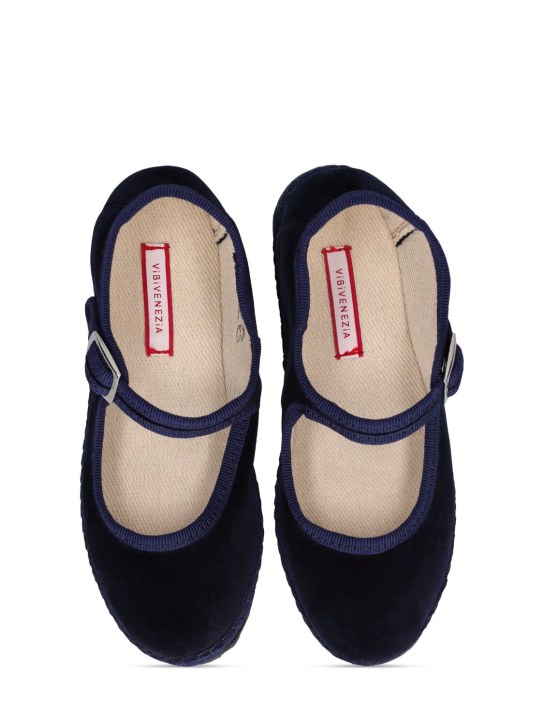 Vibi Venezia: Mary Jane-Loafer aus Samt