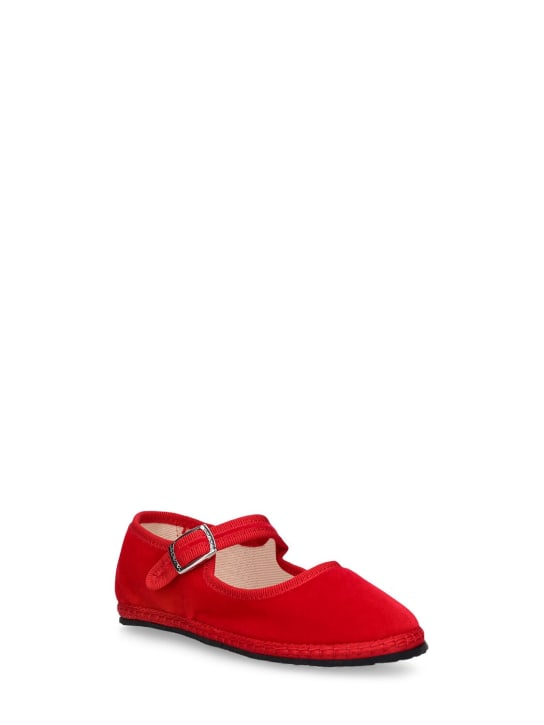 Vibi Venezia: Mary Jane-Loafer aus Samt